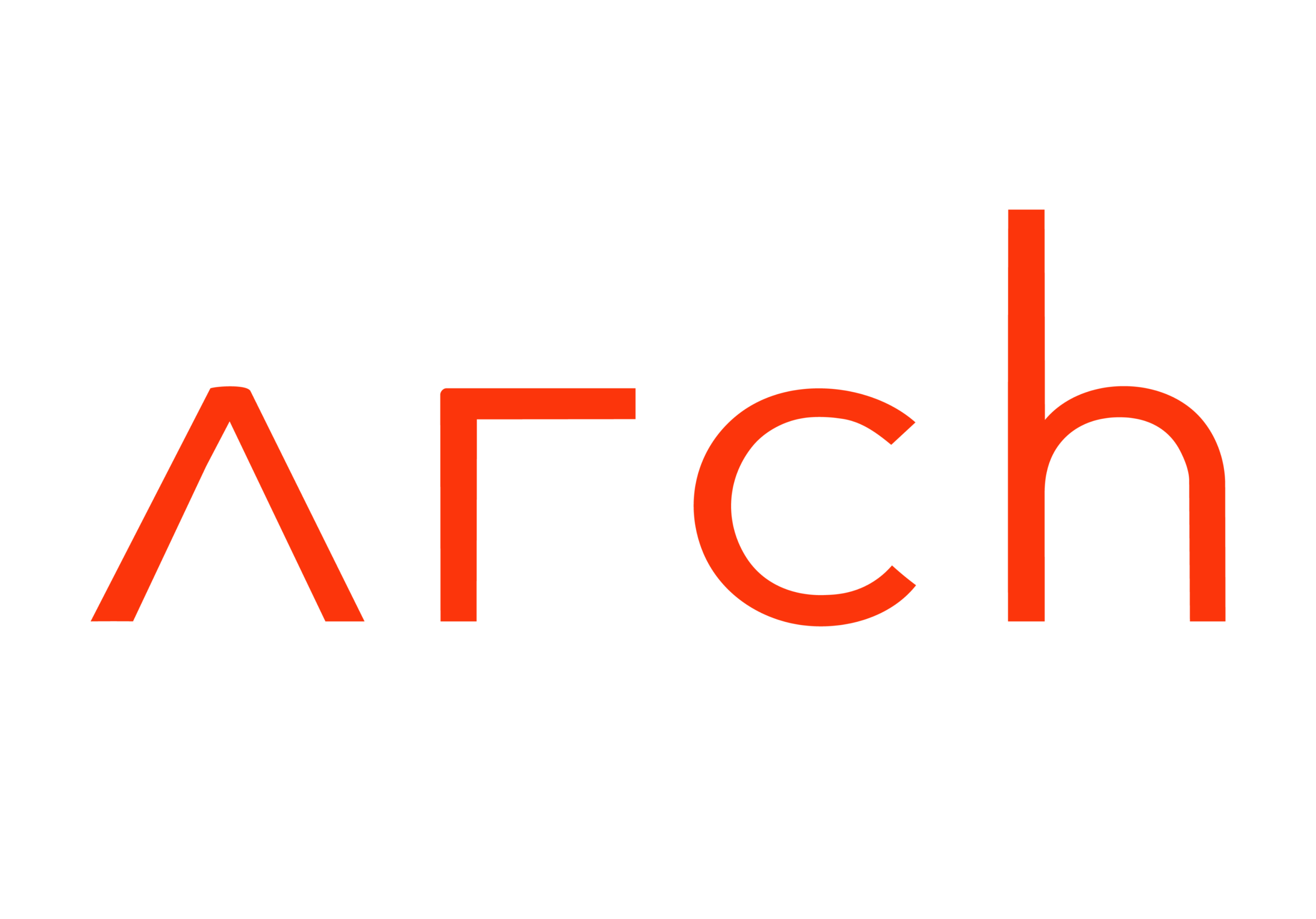 Logo du Cabinet Arch, avec la baseline "Stratégie et conseil" cabinet conseil stratégique