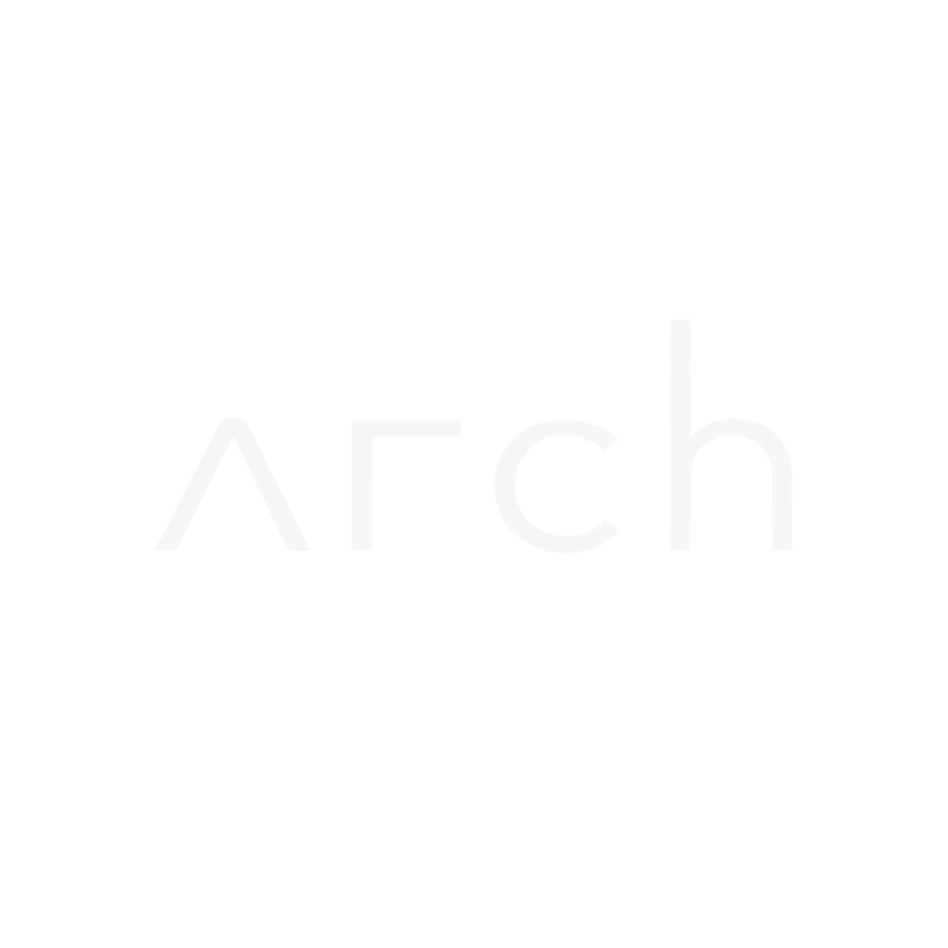 Logo Cabinet Arch - Blanc